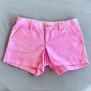 Lilly Pulitzer. Callahan shorts size 6. Color Pink